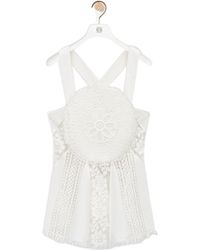 Loewe - Lace-Panel Blouse - Lyst