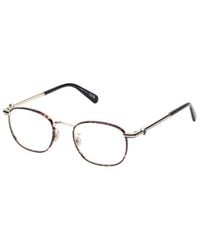 Moncler - Eyewear Oval Frame Glasses - Lyst