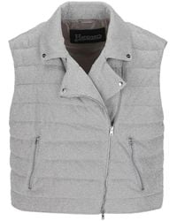 Herno - Zip-Up Sleeveless Down Gilet - Lyst