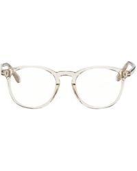 Tom Ford - Logo Round Frame Flat Mirror - Lyst