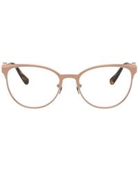 Versace - Eyewear Logo Plaque Cat-Eye Frame Glasses - Lyst