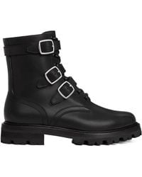 Celine - Maggie Buckle Zipped Boot - Lyst