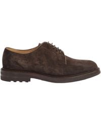 Brunello Cucinelli - Round-Toe Lace-Up Derby Shoes - Lyst