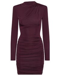 ROTATE BIRGER CHRISTENSEN - Draped Ruched Mini Dress - Lyst