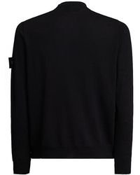 Stone Island - Light Wool Crewneck Sweater - Lyst