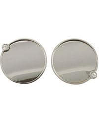 MM6 by Maison Margiela - Mirror Earrings - Lyst