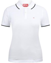 DIESEL - T-Tendy-Microdiv Short Sleeve Polo Shirt - Lyst