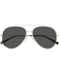 Gucci - Eyewear Aviator Frame Sunglasses - Lyst
