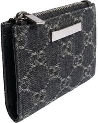 Gucci - Small Wallet With Plaque - Lyst