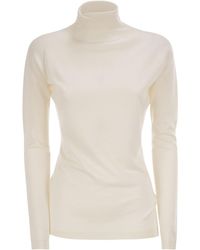 Fabiana Filippi - Fine Knit Roll Neck Sweater - Lyst