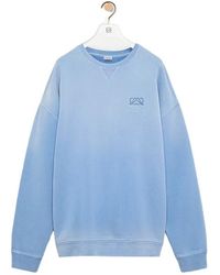 Loewe - Anagram Crew Neck Sweatshirt - Lyst