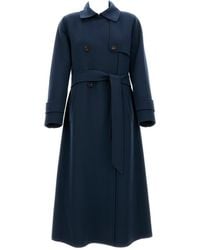 Max Mara - 'S Sem Double-Breasted Long Coat - Lyst