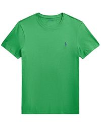Polo Ralph Lauren - Logo Embroidered Crewneck T-Shirt - Lyst