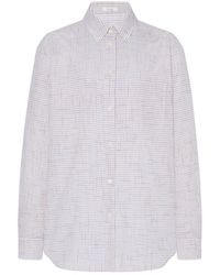 The Row - Dalan Checked Button-Up Shirt - Lyst