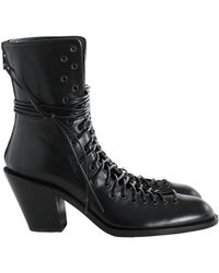 Ann Demeulemeester - Noelia Ankle Lace-Up High Heel Boots - Lyst