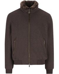 Moorer - Pocket Zip-Up Jacket - Lyst