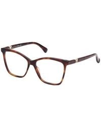 Max Mara - Square Frame Glasses - Lyst