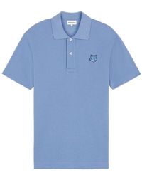 Maison Kitsuné - Maison Kitsuné Bold Fox Head Patch Polo Shirt - Lyst