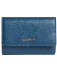 Coccinelle - Logo Lettering Tri-Fold Wallet - Lyst