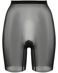 Wolford - Tulle Control Mesh Shorts - Lyst