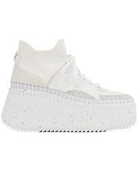 Chloé - Chloé Nama Wedge Sneakers - Lyst