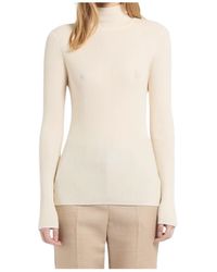 Marella - Turtleneck Knit Sweater - Lyst