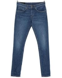 Dondup - Faded-Detail Denim Trousers - Lyst