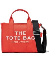 Marc Jacobs - Logo Printed Zip-Up Small Tote Bag - Lyst