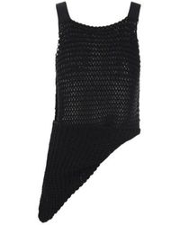 Quira - Asymmetric Knitted Vest - Lyst