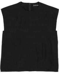 Balenciaga - Top Silk - Lyst