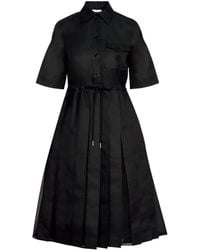 Moncler - Short-Sleeved Dress - Lyst