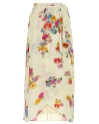 Isabel Marant - Isabel Marant Étoile Vanille Floral Midi Skirt - Lyst