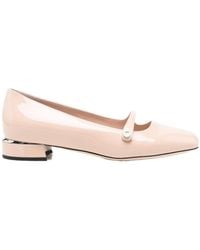 Jimmy Choo - Mary Jane Ballet Flats - Lyst