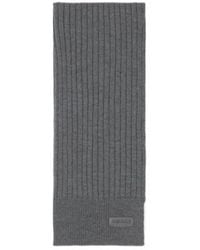 Gucci - Knit Wool Scarf With Logo - Lyst