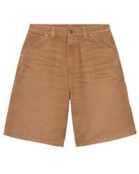 Carhartt - Logo-Patch Denim Shorts - Lyst