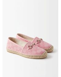 Gucci - With Horsebit Espadrilles - Lyst