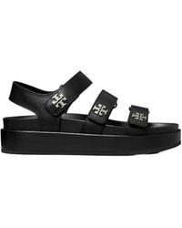 Tory Burch - Triple Strap Platform Sandals - Lyst