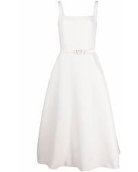 Valentino - Vlogo Signature Belted Dress - Lyst
