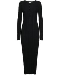 Loulou de Saison - Long-Sleeve Knit Dress - Lyst