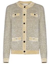 Tory Burch - Single-Breasted Embellished Coat - Lyst