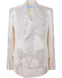 Off-White c/o Virgil Abloh - Body Scan Relax Denim Double Jacket - Lyst
