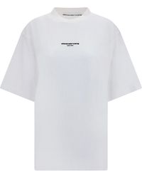 Alexander Wang - Crewneck Short-Sleeved T-Shirt - Lyst