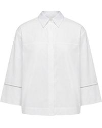 Peserico - Buttoned Short-Sleeve Shirt - Lyst