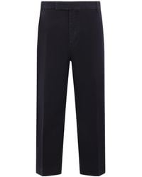 Thom Browne - Pressed Crease Tapered Leg Chinos - Lyst