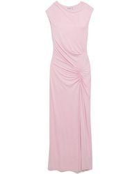 Jonathan Simkhai - Acacia Draped Jersey Midi Dress - Lyst