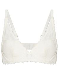 Emporio Armani - Floral Lace Bra - Lyst