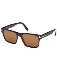 Tom Ford - Eyewear Calder Square Frame Sunglasses - Lyst