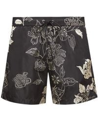 Moncler - Floral Print Swim Shorts - Lyst