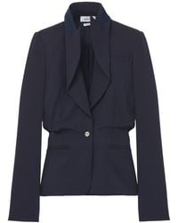 McQueen - Wool Sculptural Blazer - Lyst