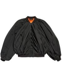 Balenciaga - Draped Bomber Jacket - Lyst